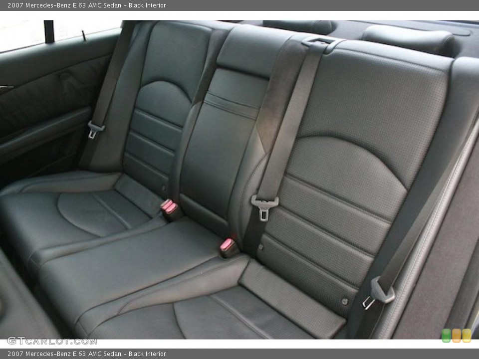 Black Interior Photo for the 2007 Mercedes-Benz E 63 AMG Sedan #47357420