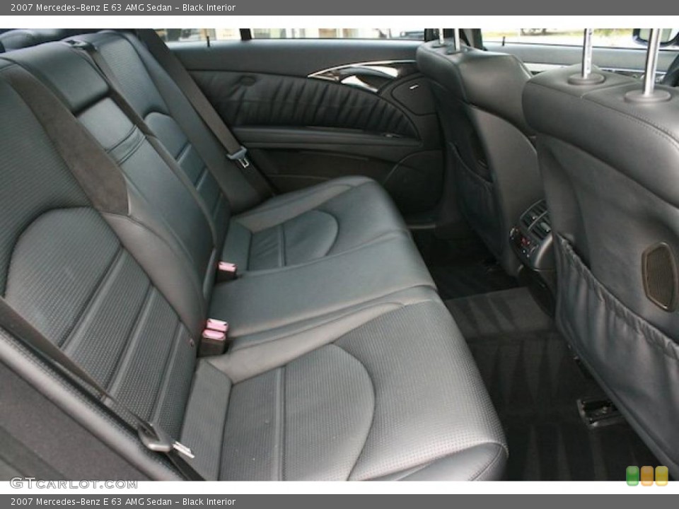 Black Interior Photo for the 2007 Mercedes-Benz E 63 AMG Sedan #47357432