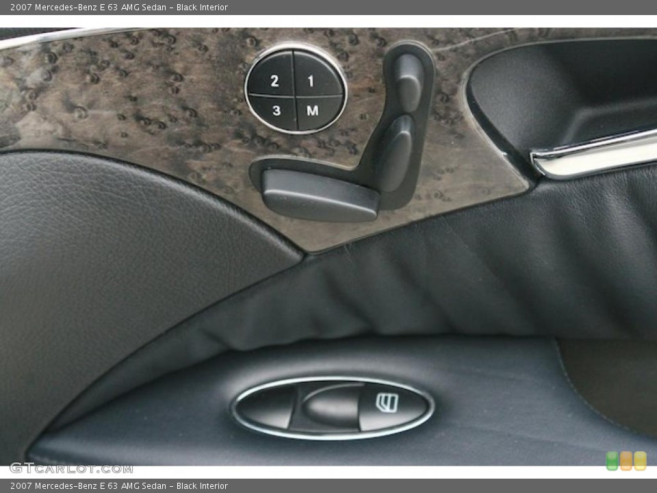 Black Interior Controls for the 2007 Mercedes-Benz E 63 AMG Sedan #47357477