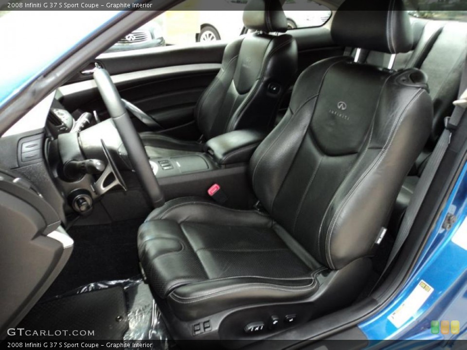 Graphite Interior Photo for the 2008 Infiniti G 37 S Sport Coupe #47357693