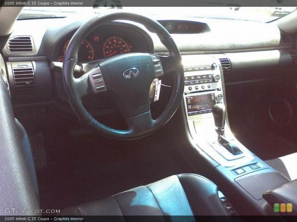 Graphite Interior Steering Wheel for the 2005 Infiniti G 35 Coupe #47357936