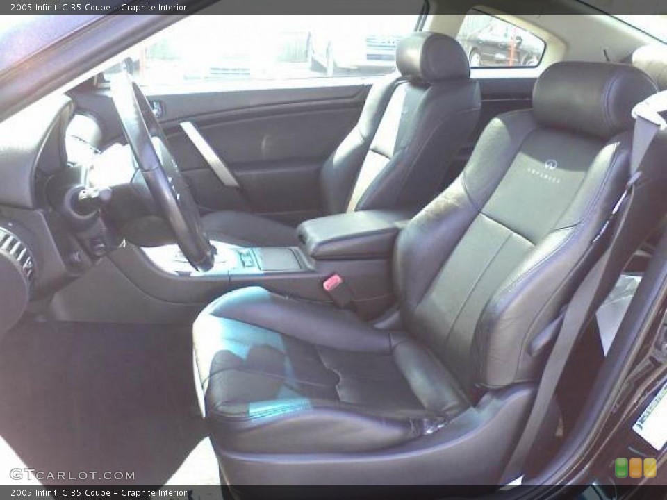 Graphite Interior Photo for the 2005 Infiniti G 35 Coupe #47357945