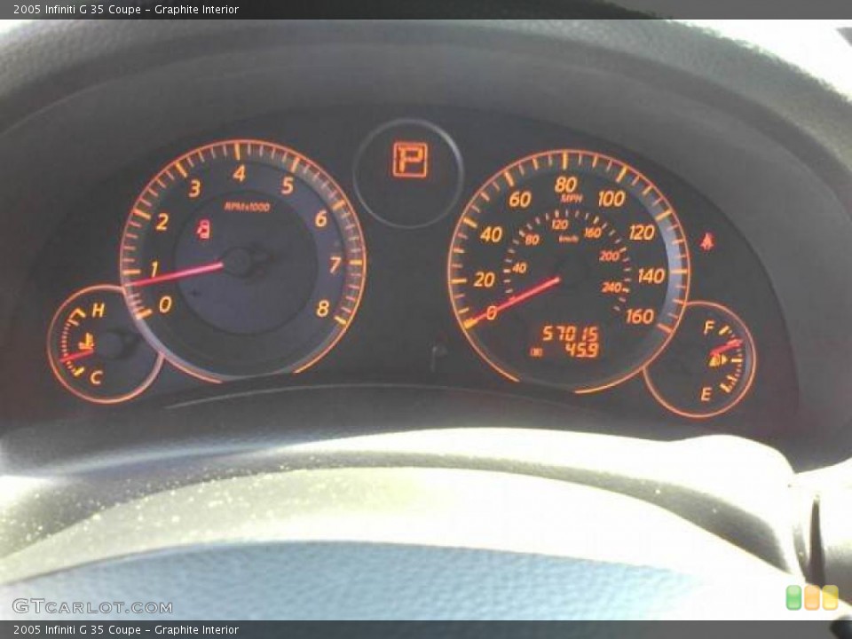 Graphite Interior Gauges for the 2005 Infiniti G 35 Coupe #47357990