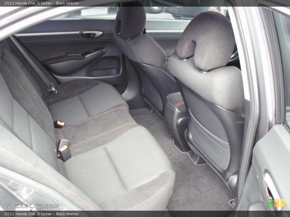 Black Interior Photo for the 2011 Honda Civic Si Sedan #47358572