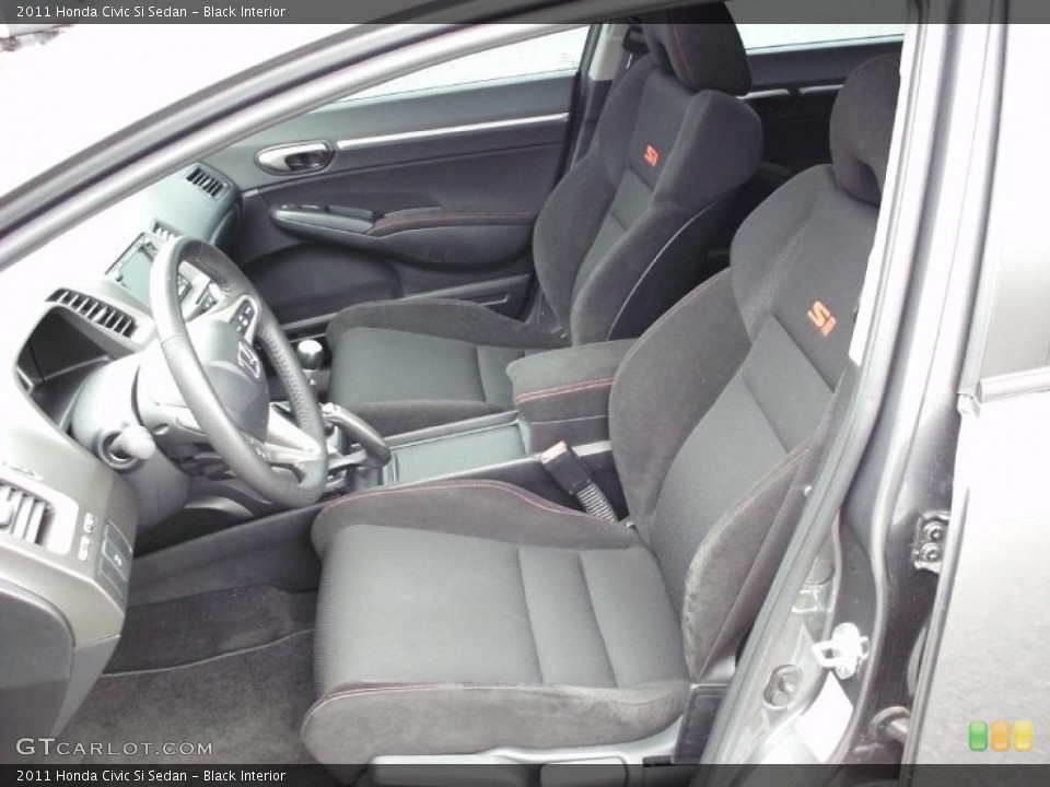 Black Interior Photo for the 2011 Honda Civic Si Sedan #47358617