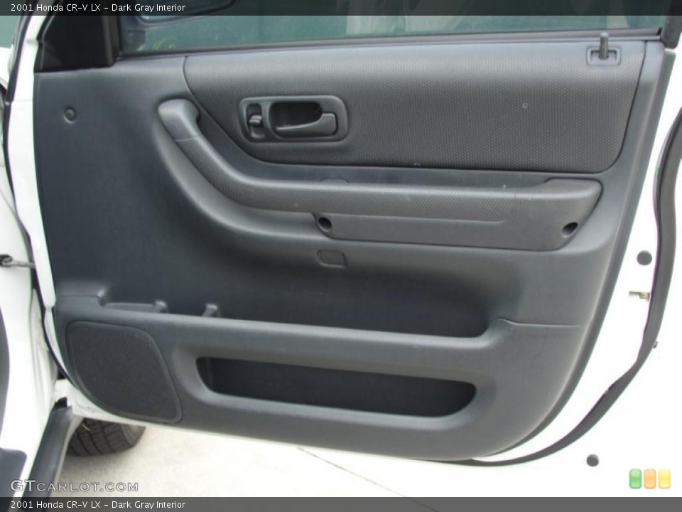 Dark Gray Interior Door Panel for the 2001 Honda CR-V LX #47359043