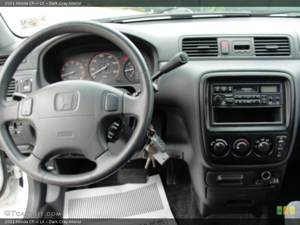 Dark Gray Interior Dashboard for the 2001 Honda CR-V LX #47359136
