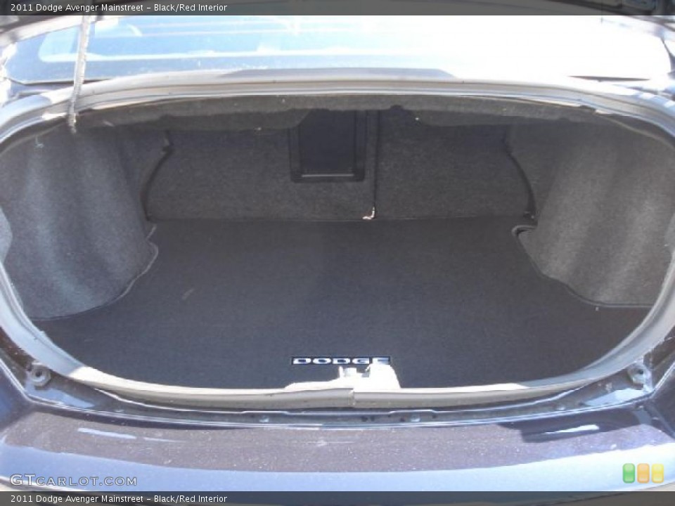 Black/Red Interior Trunk for the 2011 Dodge Avenger Mainstreet #47359418