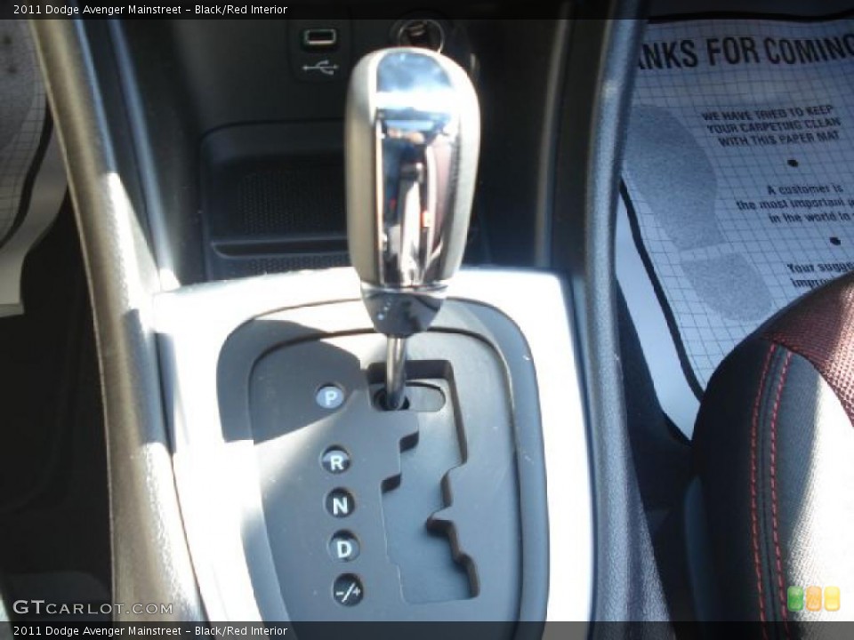 Black/Red Interior Transmission for the 2011 Dodge Avenger Mainstreet #47359520