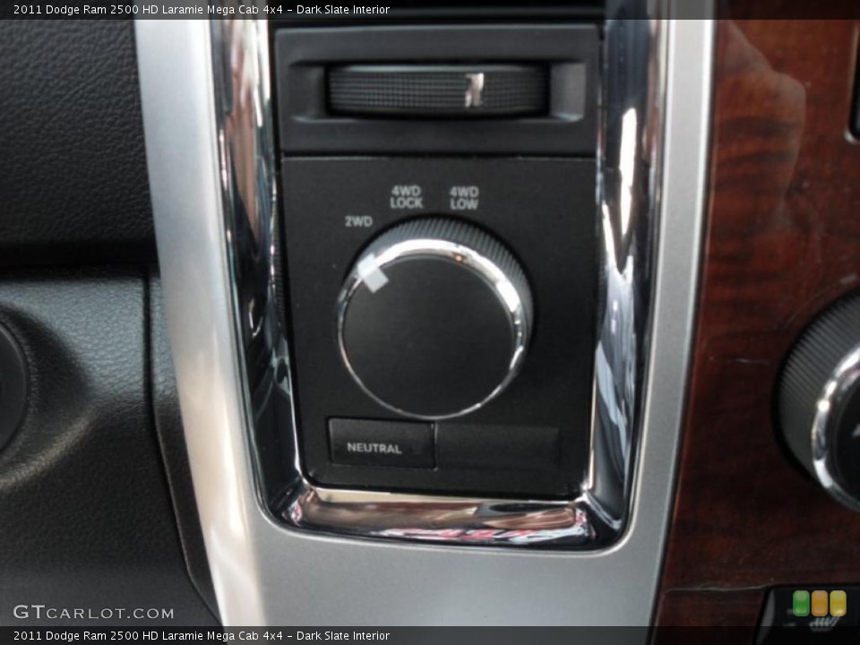Dark Slate Interior Controls for the 2011 Dodge Ram 2500 HD Laramie Mega Cab 4x4 #47360054