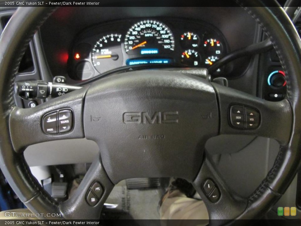 Pewter/Dark Pewter Interior Steering Wheel for the 2005 GMC Yukon SLT #47361692