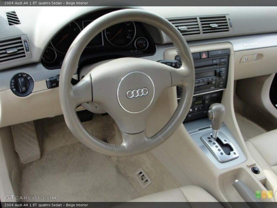 Beige Interior Photo for the 2004 Audi A4 1.8T quattro Sedan #47362760
