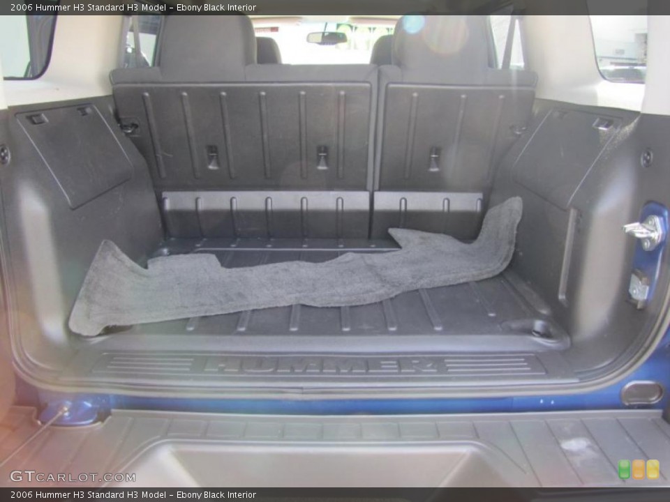 Ebony Black Interior Trunk for the 2006 Hummer H3  #47363297