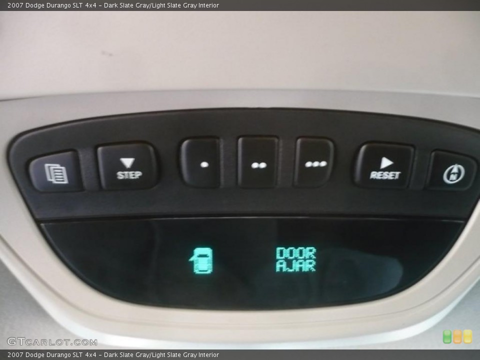 Dark Slate Gray/Light Slate Gray Interior Controls for the 2007 Dodge Durango SLT 4x4 #47363618