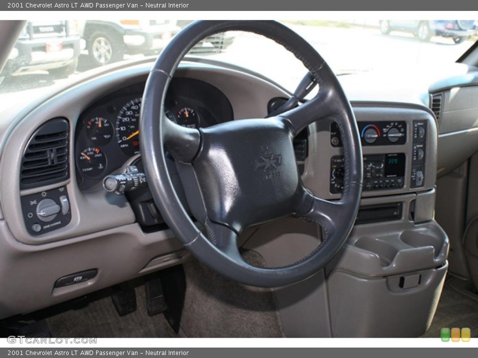 Neutral Interior Steering Wheel for the 2001 Chevrolet Astro LT AWD Passenger Van #47363636