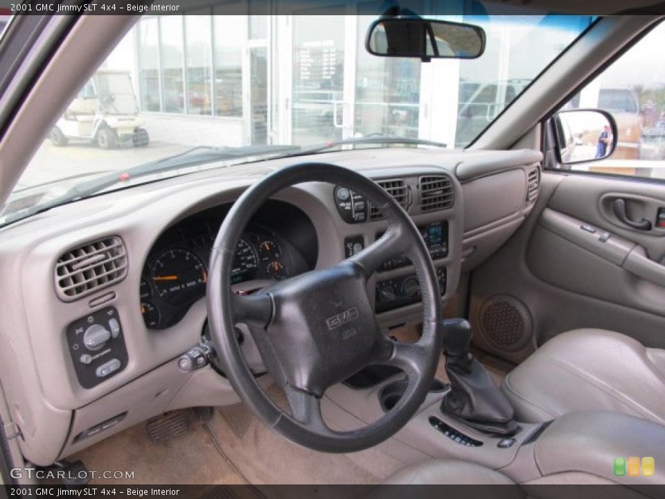 Beige Interior Prime Interior for the 2001 GMC Jimmy SLT 4x4 #47363846