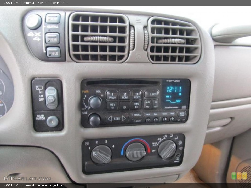 Beige Interior Controls for the 2001 GMC Jimmy SLT 4x4 #47363876