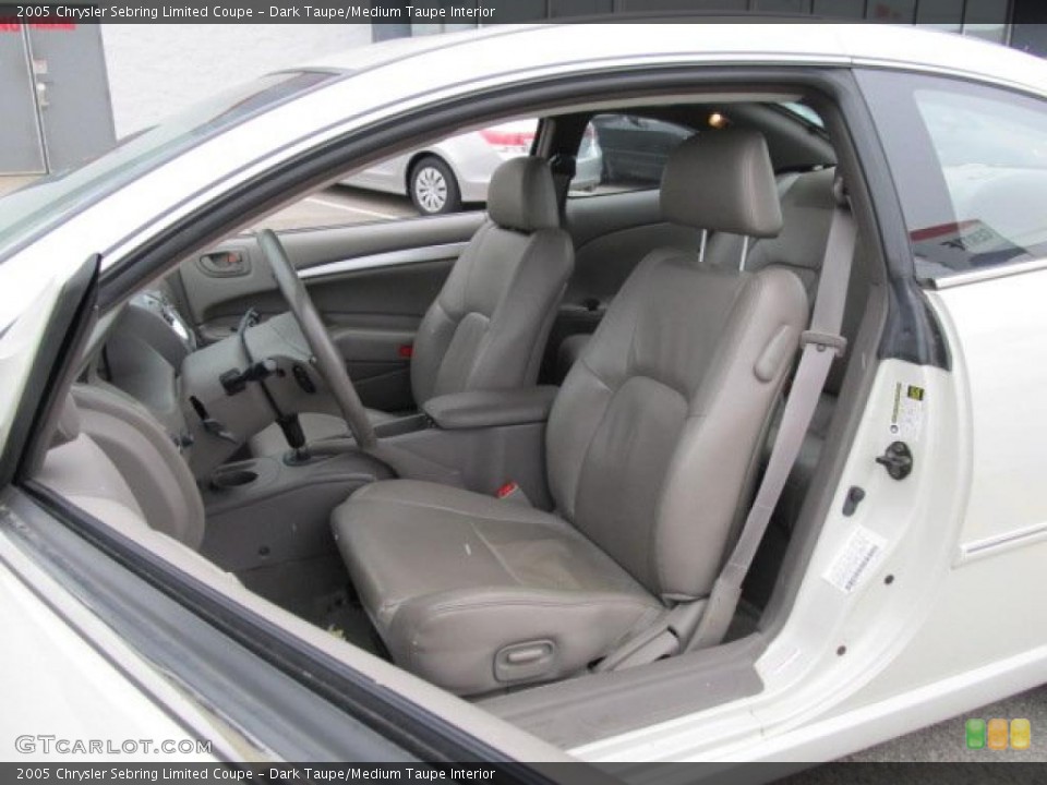 Dark Taupe/Medium Taupe Interior Photo for the 2005 Chrysler Sebring Limited Coupe #47367371