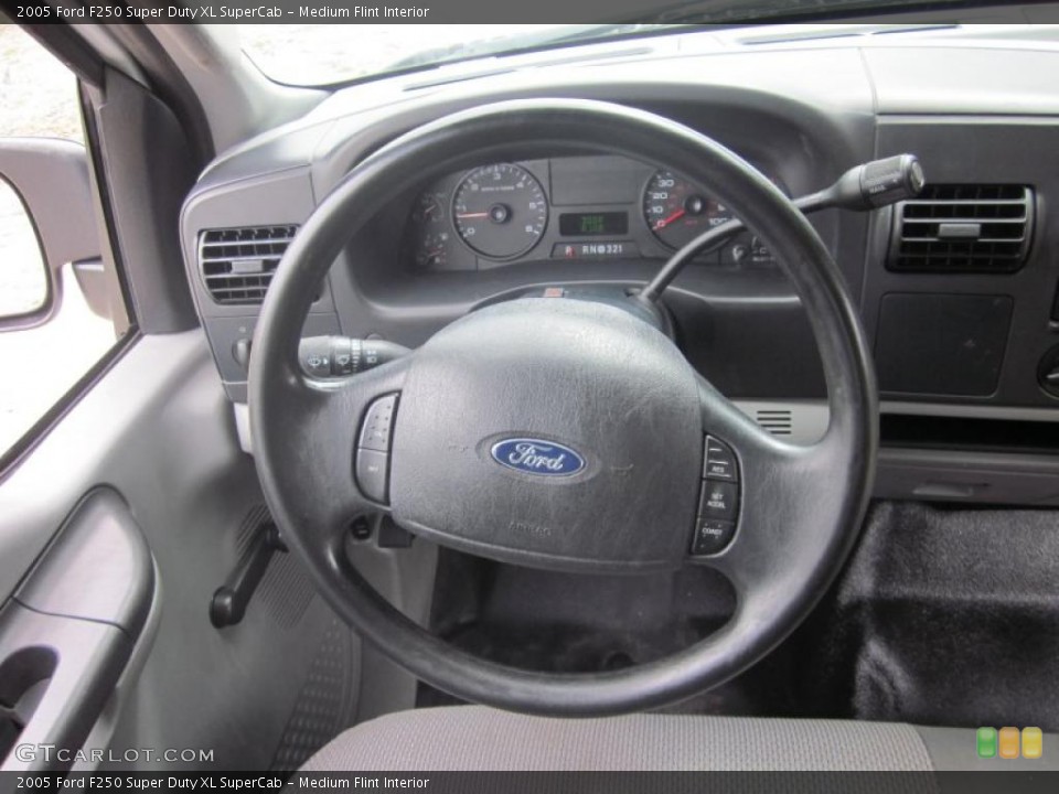 Medium Flint Interior Steering Wheel for the 2005 Ford F250 Super Duty XL SuperCab #47367761