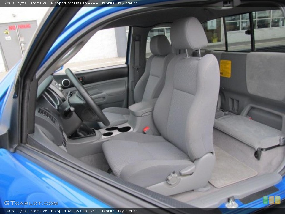 Graphite Gray Interior Photo for the 2008 Toyota Tacoma V6 TRD Sport Access Cab 4x4 #47368523