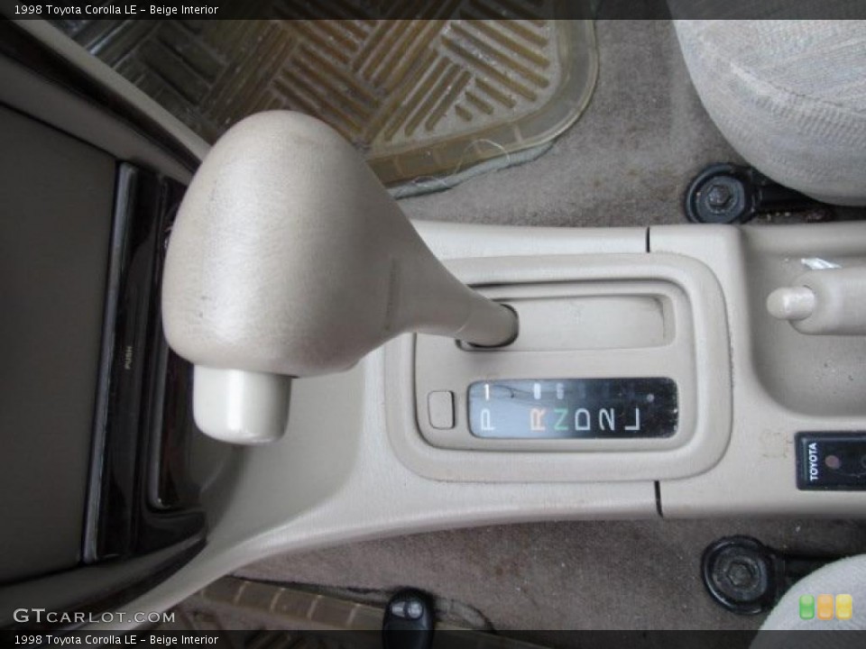 Beige Interior Transmission for the 1998 Toyota Corolla LE #47370323