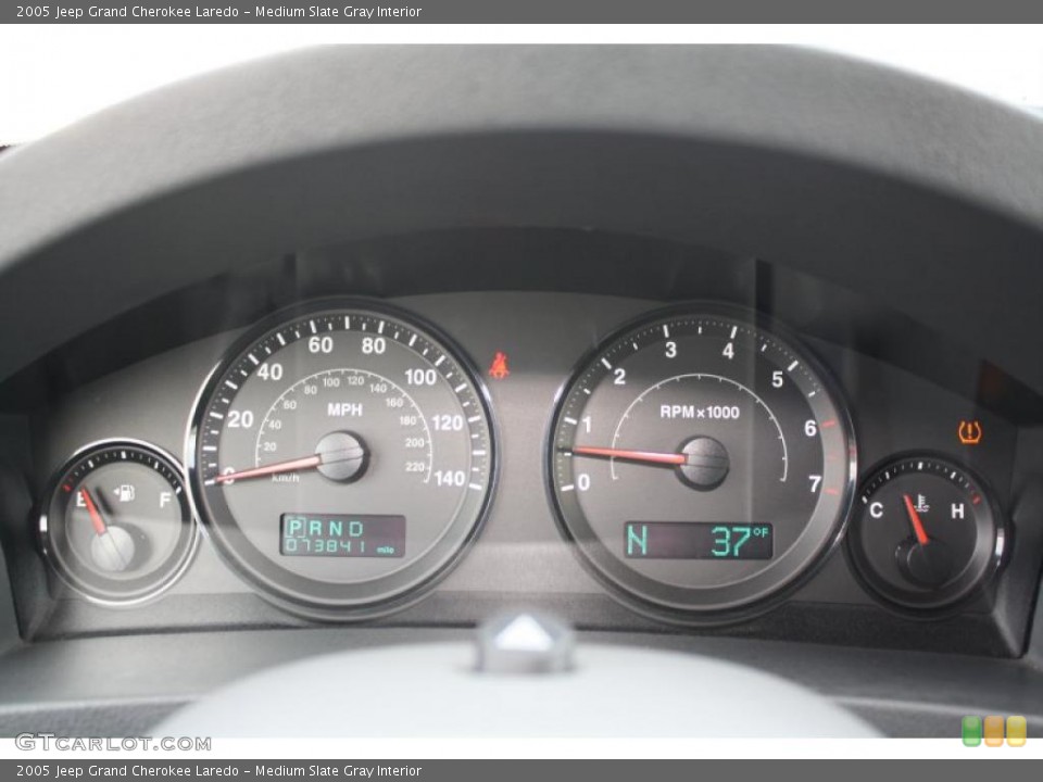 Medium Slate Gray Interior Gauges for the 2005 Jeep Grand Cherokee Laredo #47371262