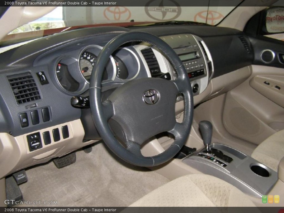 Taupe Interior Steering Wheel for the 2008 Toyota Tacoma V6 PreRunner Double Cab #47371790