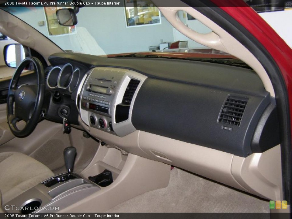 Taupe Interior Dashboard for the 2008 Toyota Tacoma V6 PreRunner Double Cab #47371991