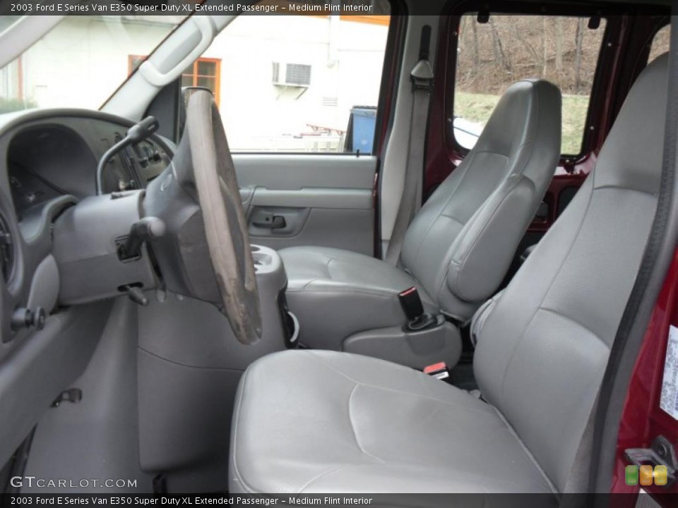 Medium Flint Interior Photo for the 2003 Ford E Series Van E350 Super Duty XL Extended Passenger #47372858