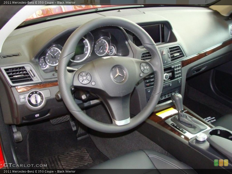 Black Interior Steering Wheel for the 2011 Mercedes-Benz E 350 Coupe #47373128
