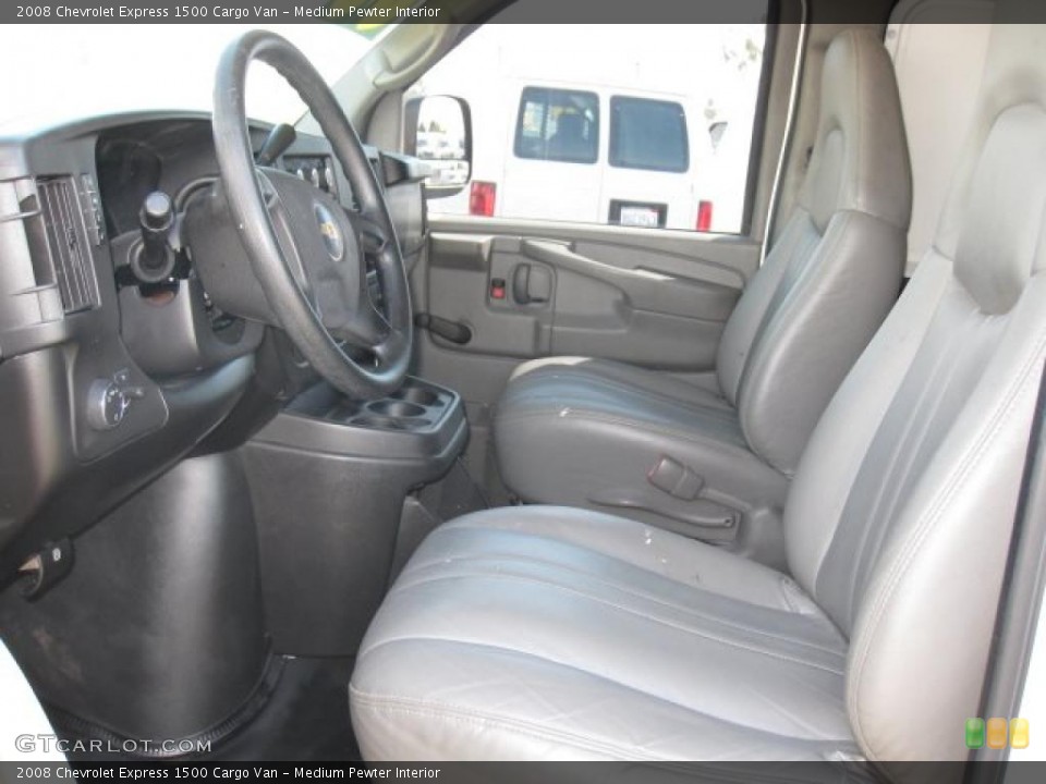 Medium Pewter Interior Photo for the 2008 Chevrolet Express 1500 Cargo Van #47373809