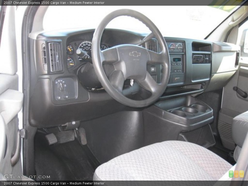 Medium Pewter Interior Dashboard for the 2007 Chevrolet Express 1500 Cargo Van #47373986