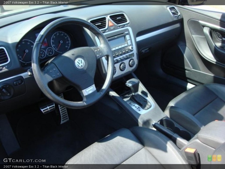 Titan Black Interior Photo for the 2007 Volkswagen Eos 3.2 #47374719