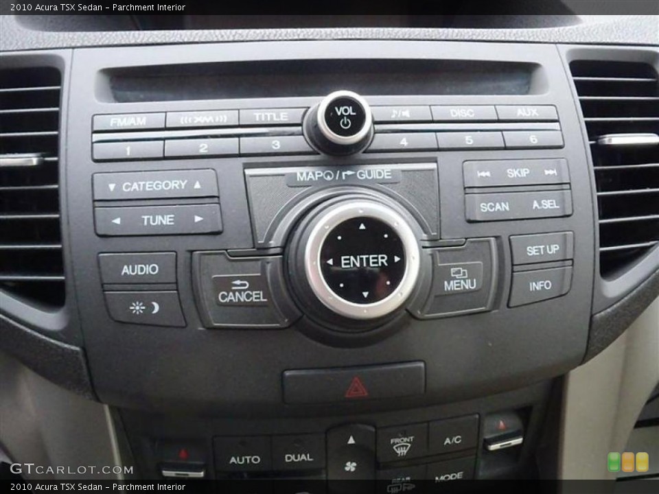 Parchment Interior Controls for the 2010 Acura TSX Sedan #47375099