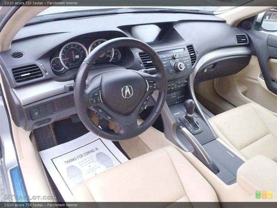 Parchment Interior Prime Interior for the 2010 Acura TSX Sedan #47375510