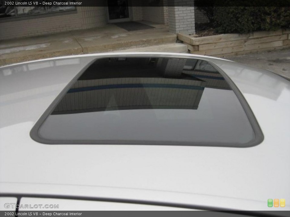 Deep Charcoal Interior Sunroof for the 2002 Lincoln LS V8 #47376230