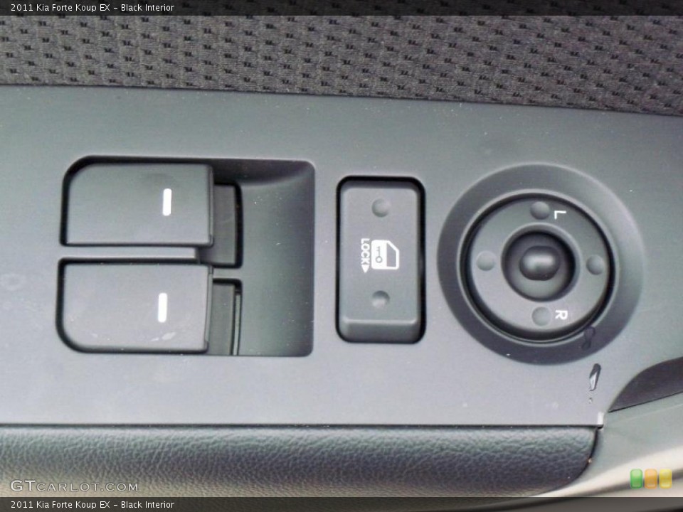 Black Interior Controls for the 2011 Kia Forte Koup EX #47378540