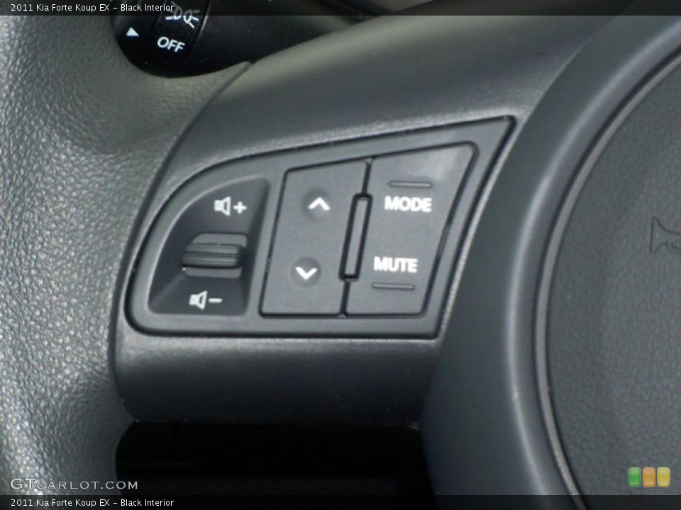 Black Interior Controls for the 2011 Kia Forte Koup EX #47378642