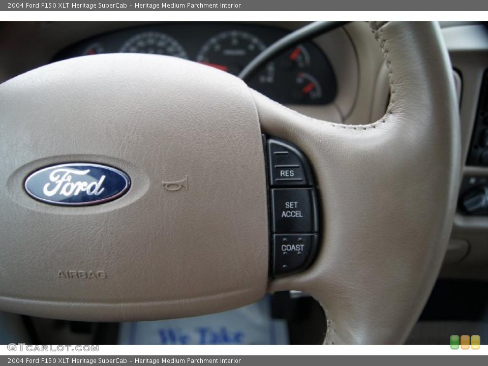 Heritage Medium Parchment Interior Controls for the 2004 Ford F150 XLT Heritage SuperCab #47378759