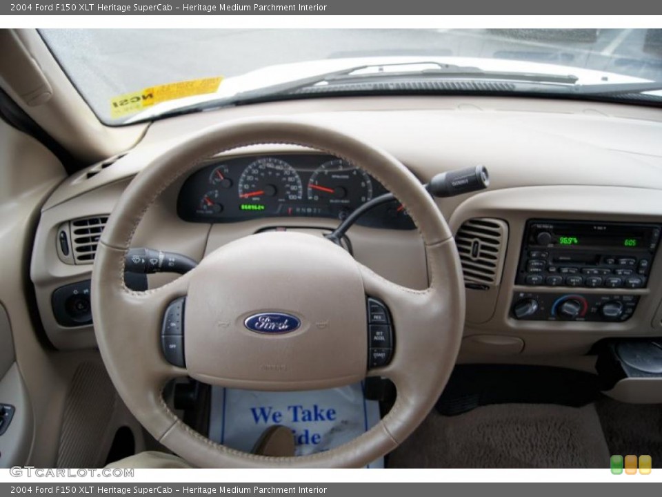 Heritage Medium Parchment Interior Dashboard for the 2004 Ford F150 XLT Heritage SuperCab #47378774