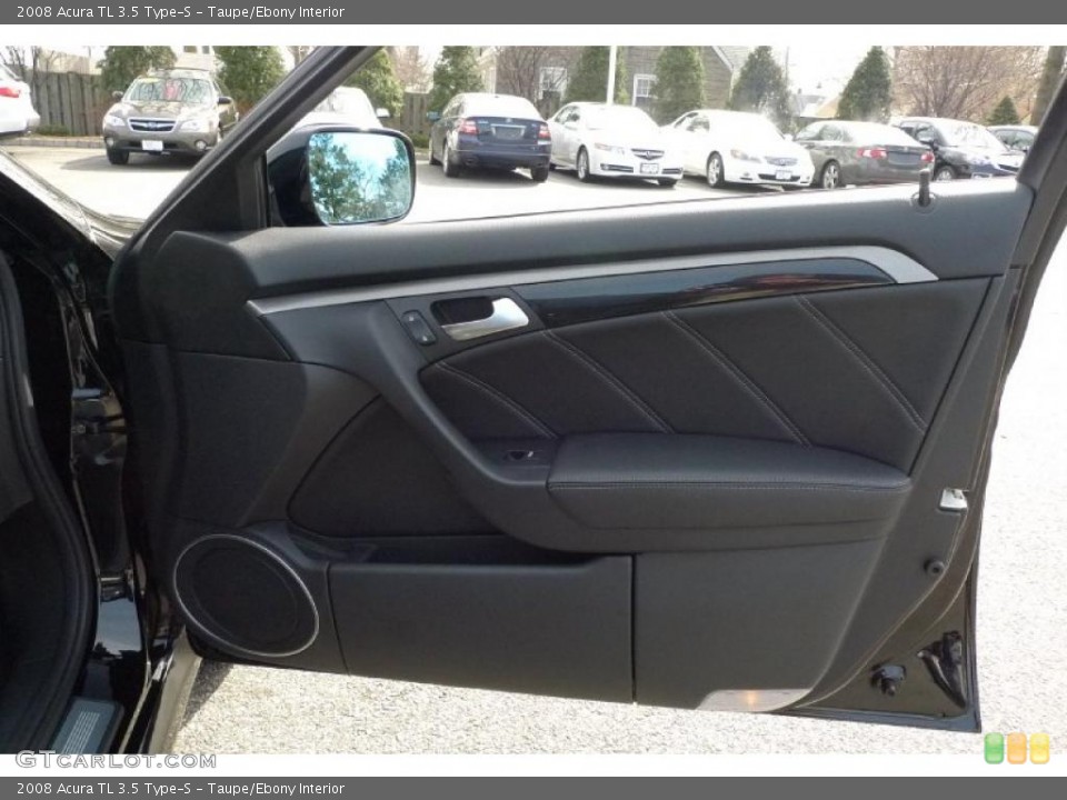 Taupe/Ebony Interior Door Panel for the 2008 Acura TL 3.5 Type-S #47380628