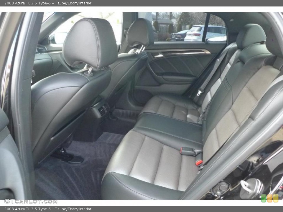 Taupe/Ebony Interior Photo for the 2008 Acura TL 3.5 Type-S #47380688