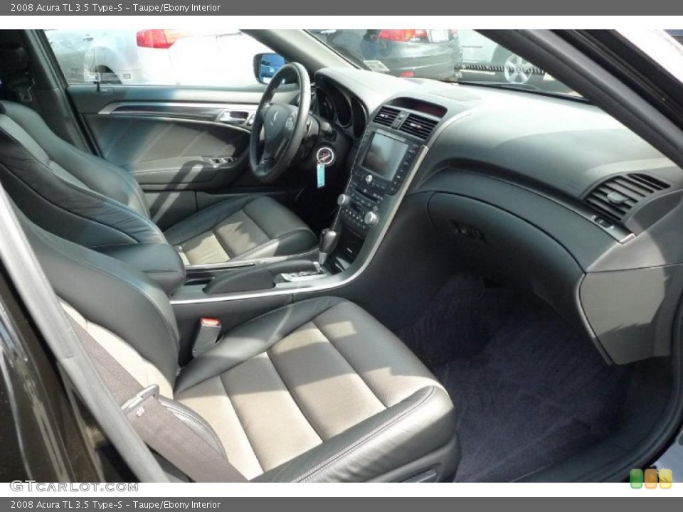 Taupe/Ebony Interior Photo for the 2008 Acura TL 3.5 Type-S #47380718