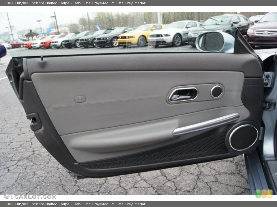 Dark Slate Gray/Medium Slate Gray Interior Door Panel for the 2004 Chrysler Crossfire Limited Coupe #47380877