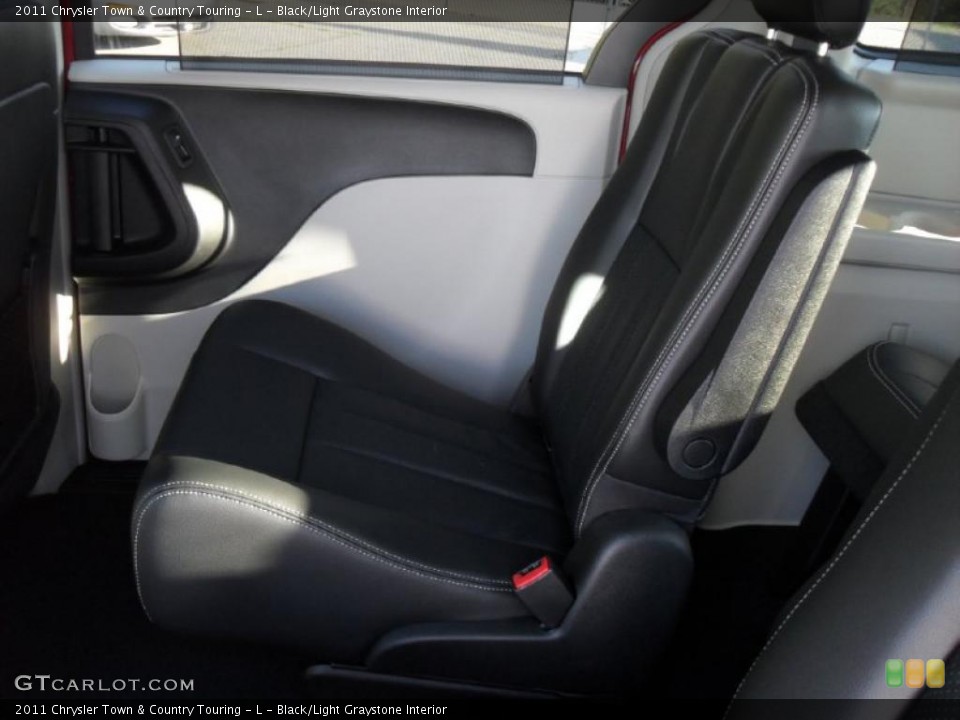 Black/Light Graystone Interior Photo for the 2011 Chrysler Town & Country Touring - L #47381378