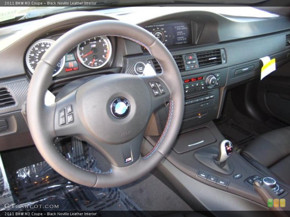 Black Novillo Leather Interior Dashboard for the 2011 BMW M3 Coupe #47381411