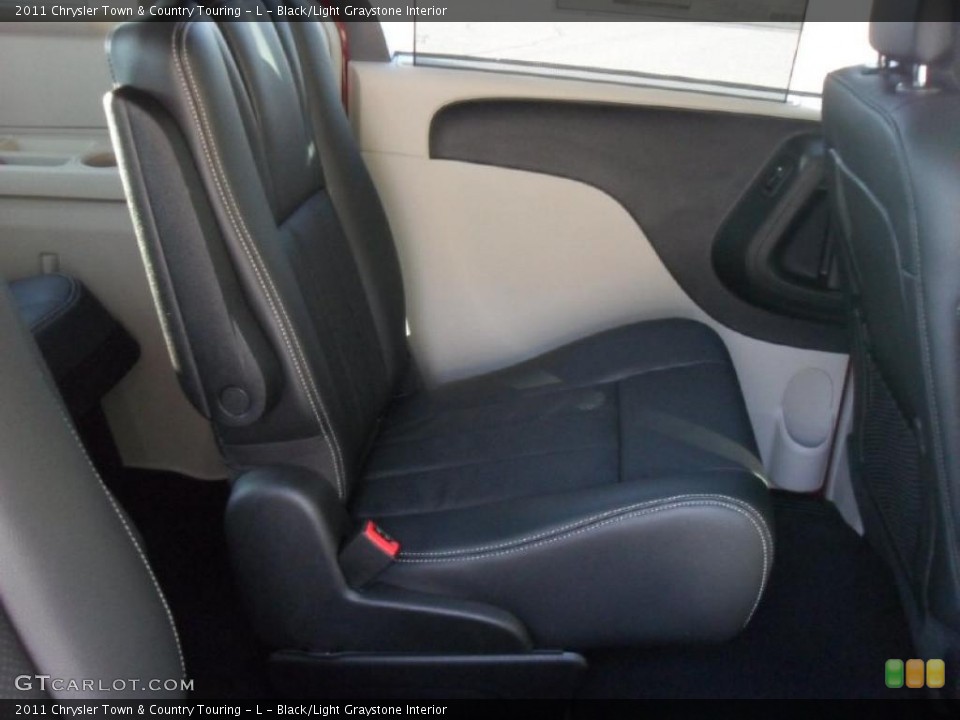 Black/Light Graystone Interior Photo for the 2011 Chrysler Town & Country Touring - L #47381438
