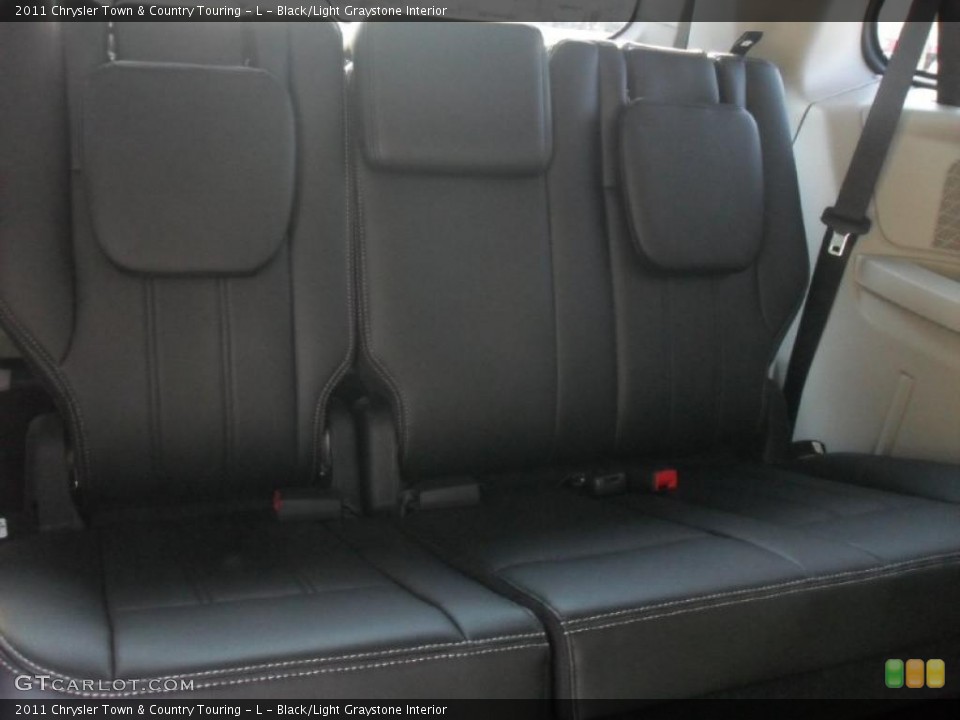 Black/Light Graystone Interior Photo for the 2011 Chrysler Town & Country Touring - L #47381453