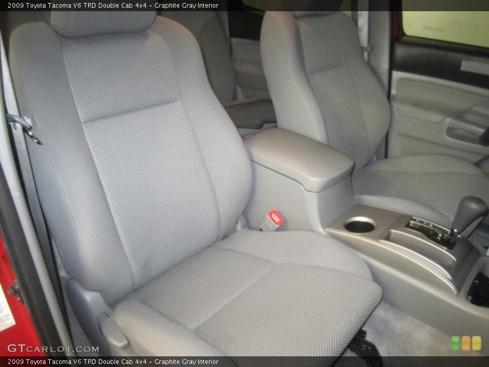 Graphite Gray Interior Photo for the 2009 Toyota Tacoma V6 TRD Double Cab 4x4 #47382209
