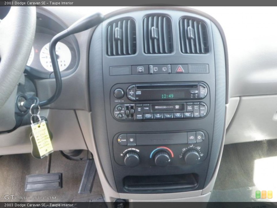 Taupe Interior Controls for the 2003 Dodge Caravan SE #47383685